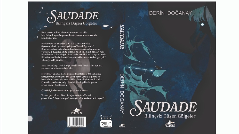 SAUDADE | Kitap Kapak Tasarımı (Full Wrap Cover)