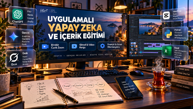 Sıfırdan İleriye Yapay Zeka & Dijital Okuryazarlık Rehberi
