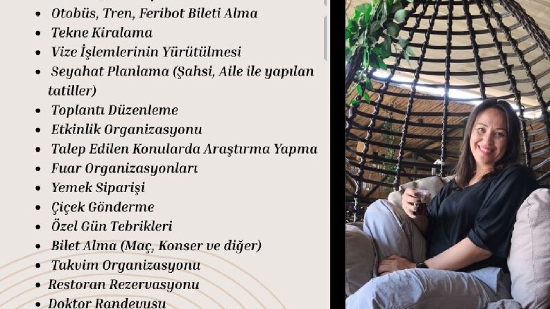 Mesleği "asiste etmek" olan biri...