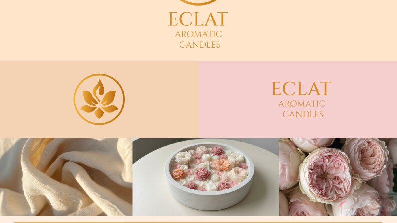 ECLAT Aromatic Candles -Logo Tasarımı
