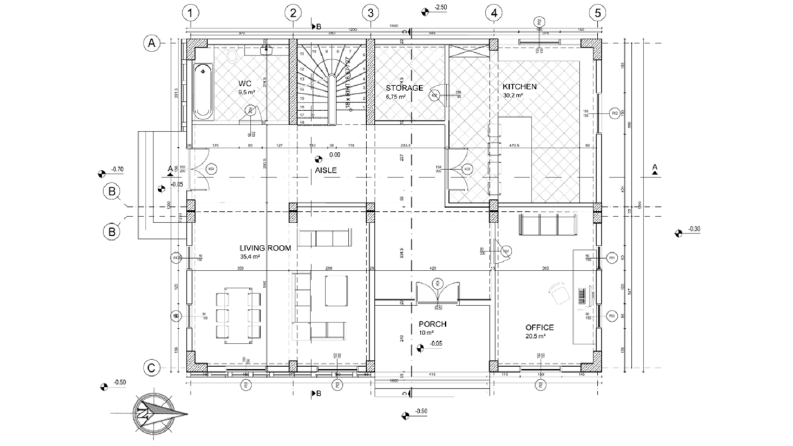 AutoCAD Mimari Plan Çizim