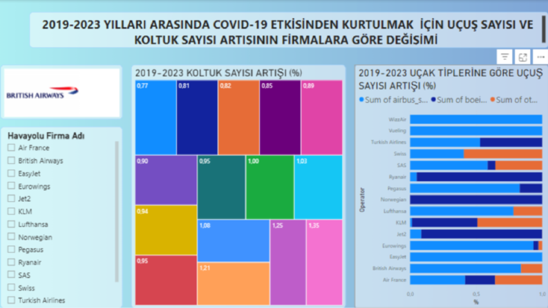 Havayolu Bilgileri Dashboard'u