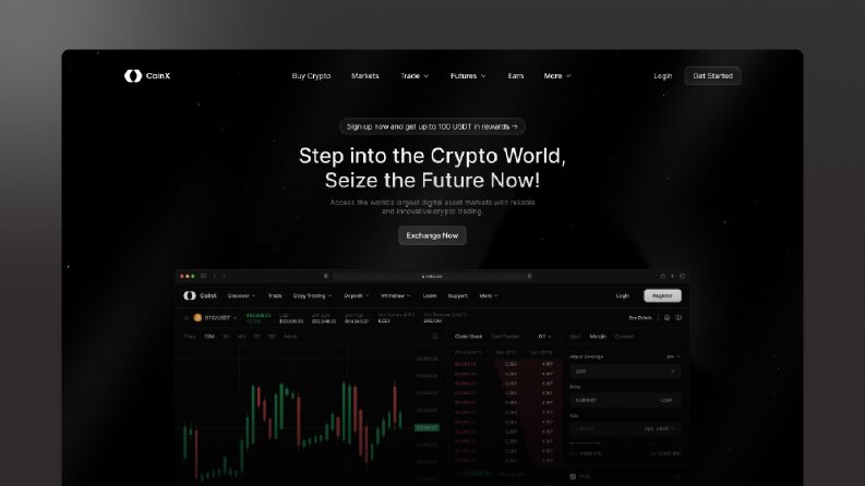 CoinX - Landing Page
