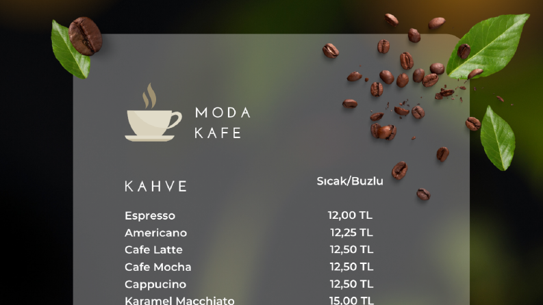 Cafe Menü 