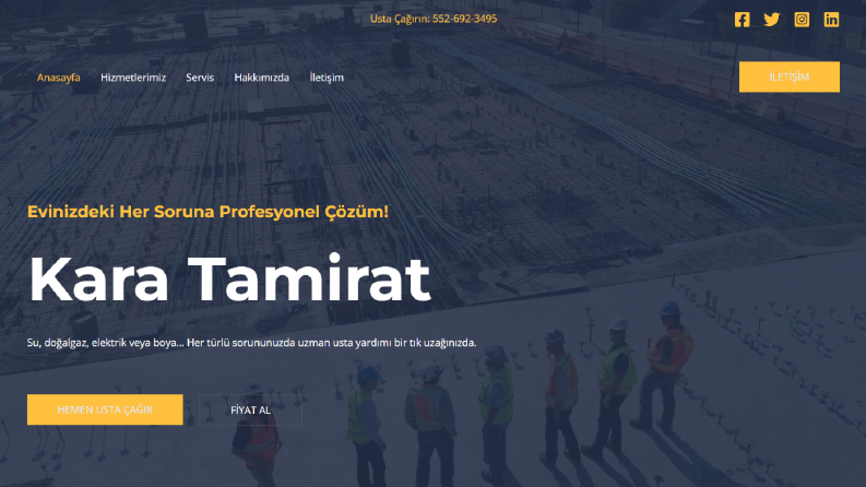 Servis Web Sitesi