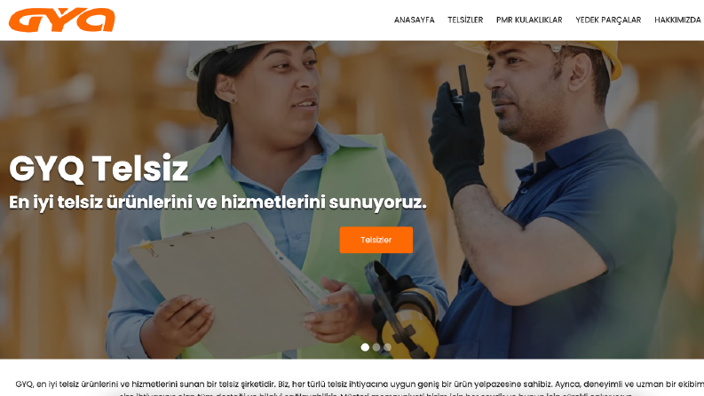 GYQ Telsiz Web Sitesi
