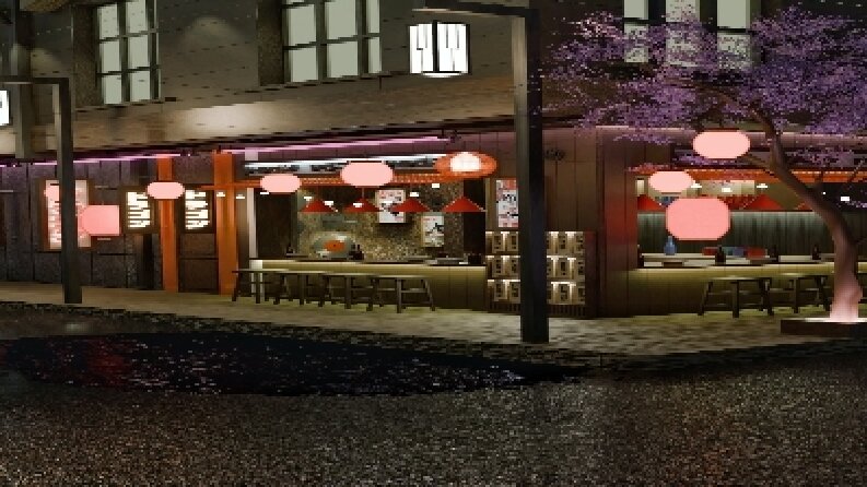 Cyberpunk ve Neo-Tokyo Temalı 3D Modelleme & Render