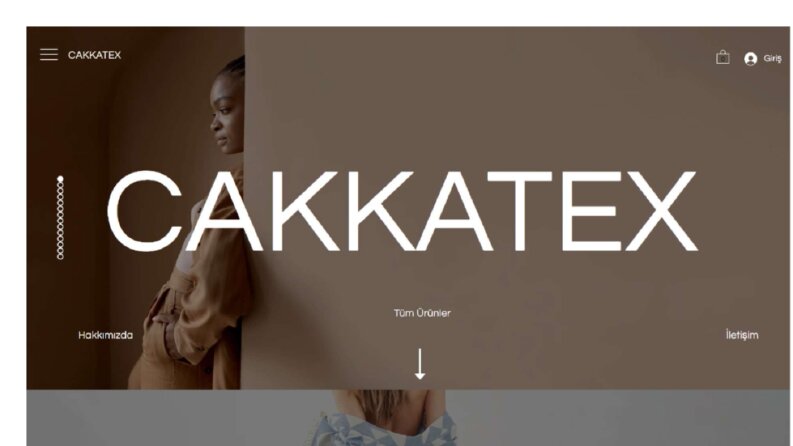 cakkatex e-ticaret sitesini profesyonelce tasarladım
