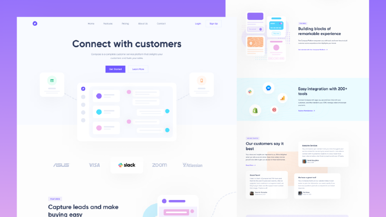 Compass Landing Page