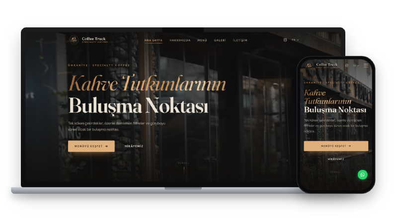 Coffee Truck - Web Sitesi