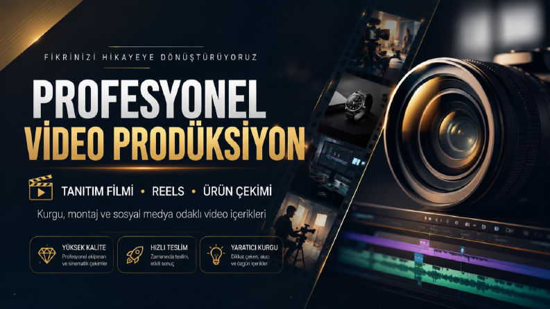 Profesyonel Video Prodüksiyon ve Reels Çalışmaları