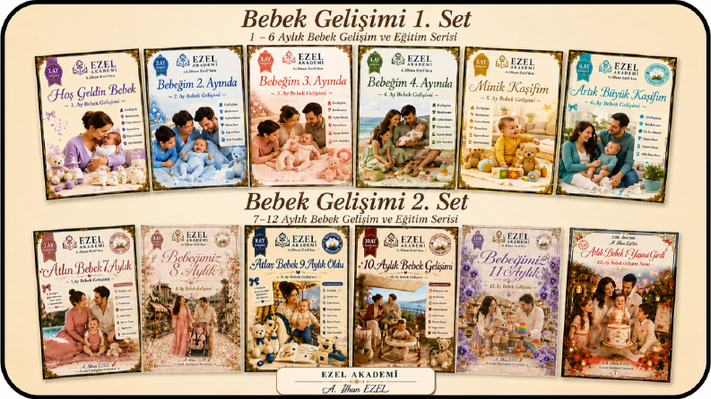 1 Ay..... 6 Ay Arası Çocuk Gelişimi İçerikleri Hazırladım.