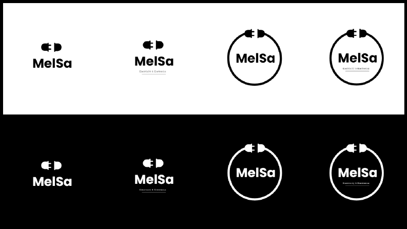 Elektrik temalı logo çalışması