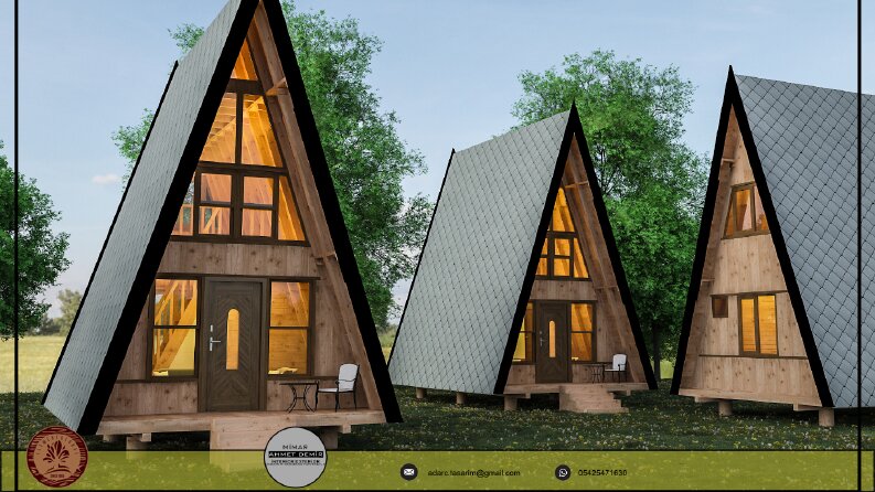 AD Mimarlık Ahşap ev projemiz