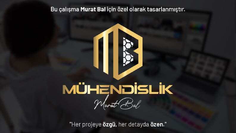 Murat Bal Mühendislik Logo Tasarımı Çalışması