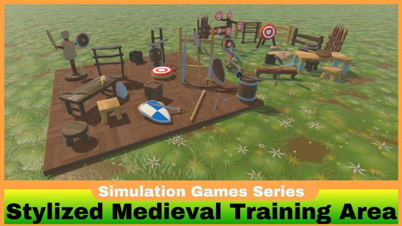Stylized Medival Training Area