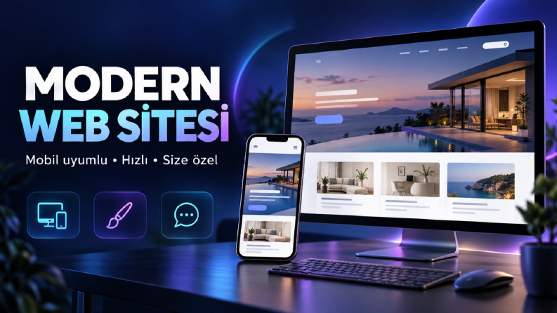 İşletmeniz için modern ve mobil uyumlu web sitesi hazırlayab