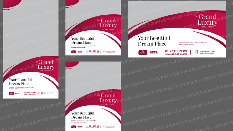 Grand Luxury Web Site Banner Tasarımı