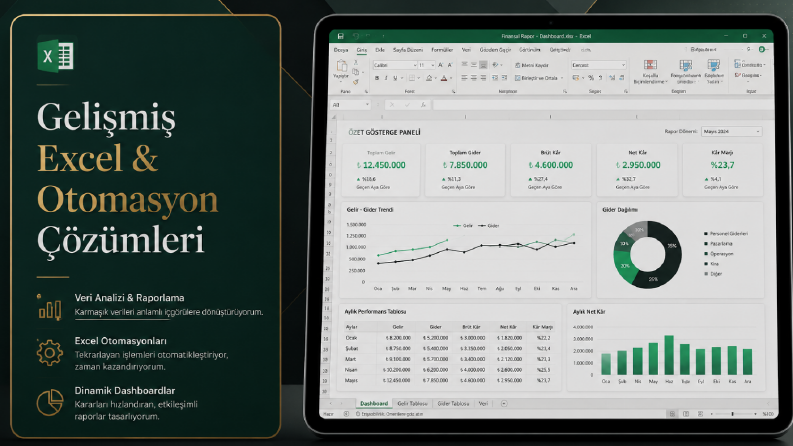 Excel Odaklı Tüm Veri İşlemleri