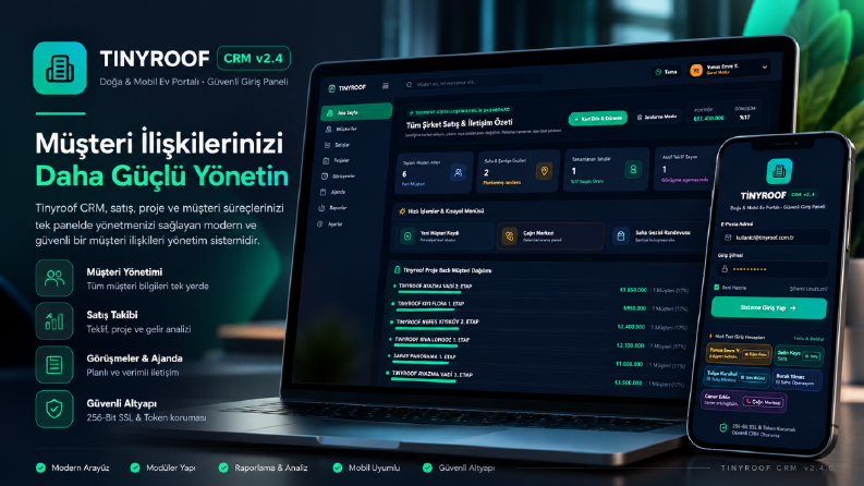 Tinyroof CRM | Gayrimenkul Satış ve Müşteri Yönetimi