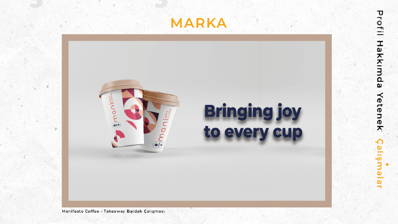 Manifesto Coffee - Takeaway Bardak Çalışması