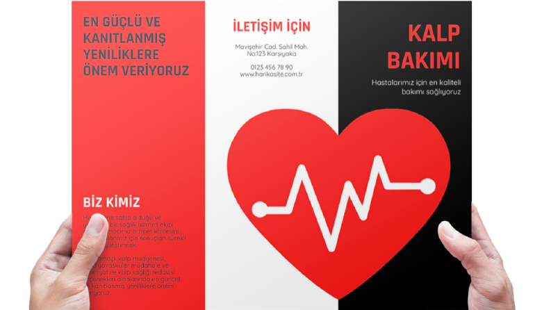 Hem afiş hem broşür