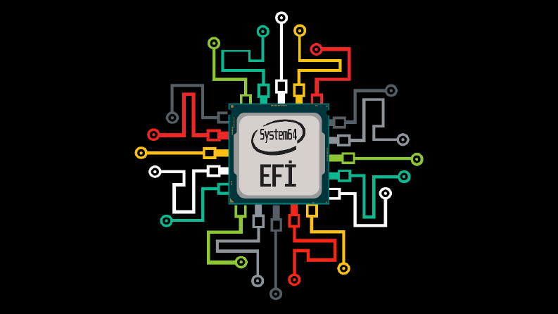 System64 Efi logo tasarımı