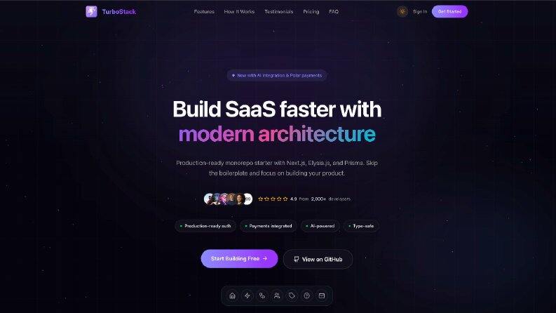 TurboStack: Type-Safe ve Modern SaaS Starter Kit
