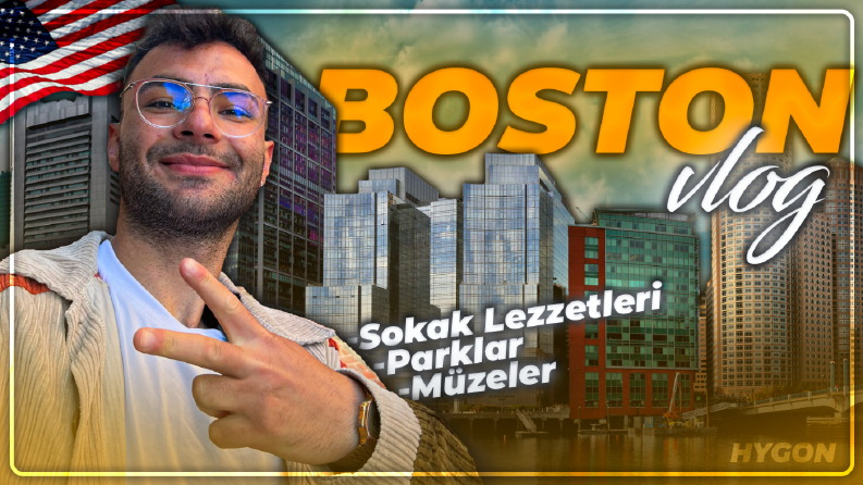 Amerika Vlog Youtube Thumbnail Tasarımı