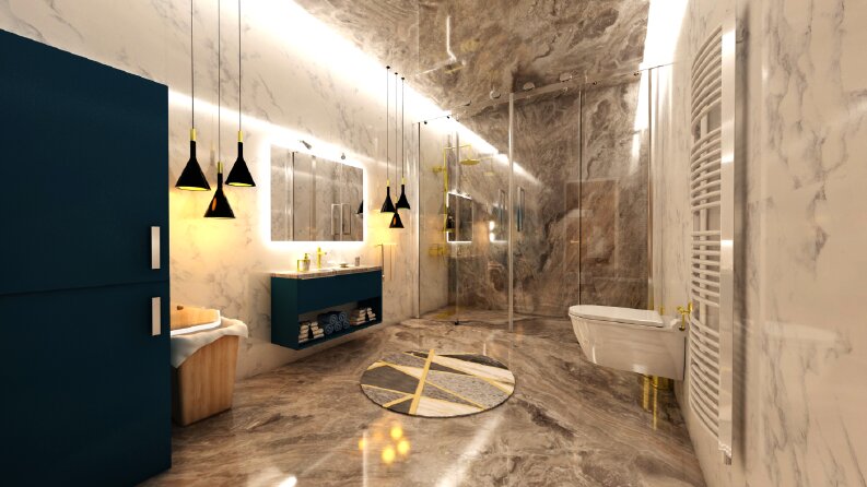 Banyo Render Çalışması