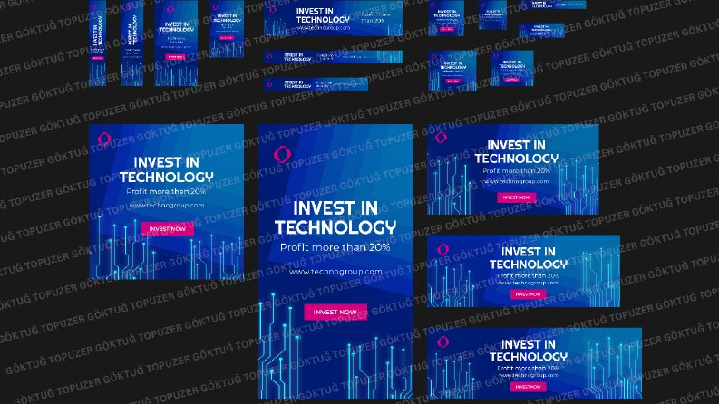 Technogroup Markası Banner Tasarımları