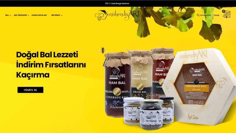 Mühendis Arı E Ticaret Sitesi