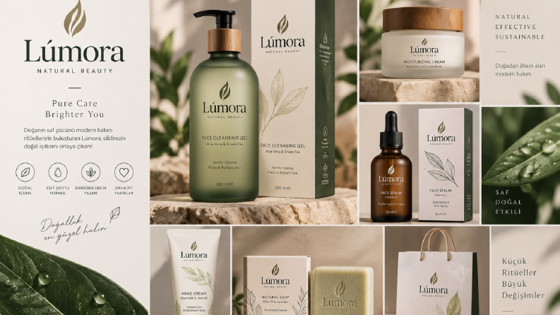 Premium Kozmetik Ambalaj & Marka Kimliği Tasarımı
