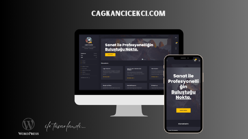 Cagkancicekci.com Kişisel Web Sitesi ve Blog Tasarımı