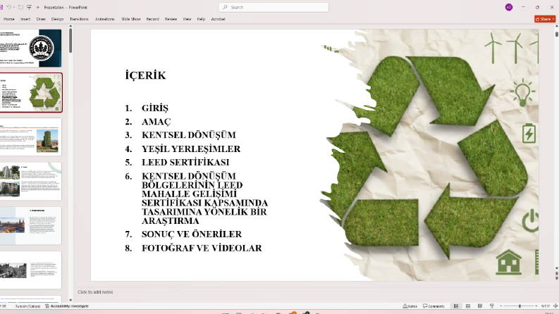 Akademik Sunum Hazırlama