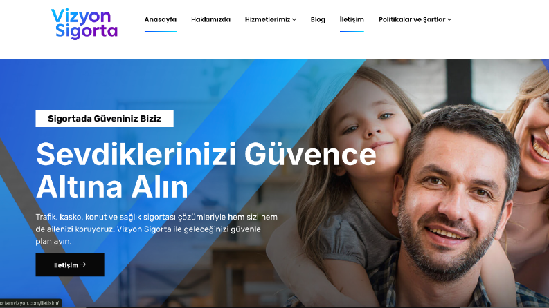 Vizyon Sigorta - Kurumsal Websitesi