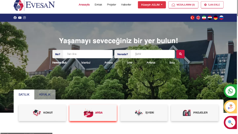 İlan sitesi UI/UX Tasarım & PHP 8.0 Entegrasyon, Performans