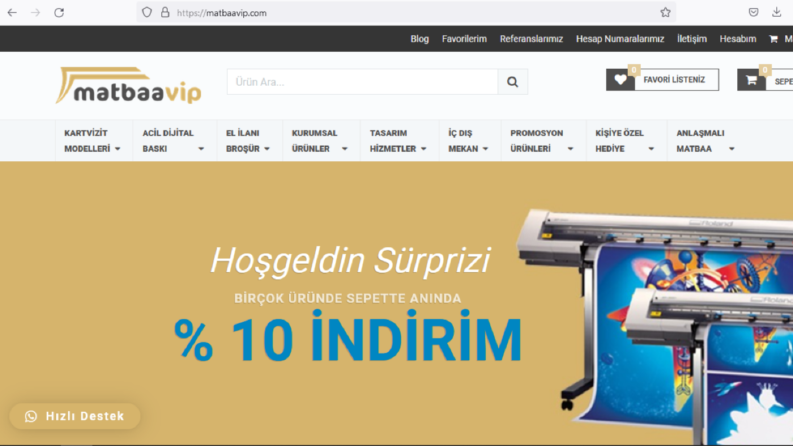 Matbaavip Ürün ve İçerik oluşturma