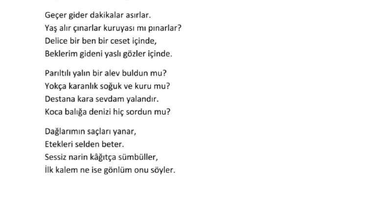 Şairane yazılar