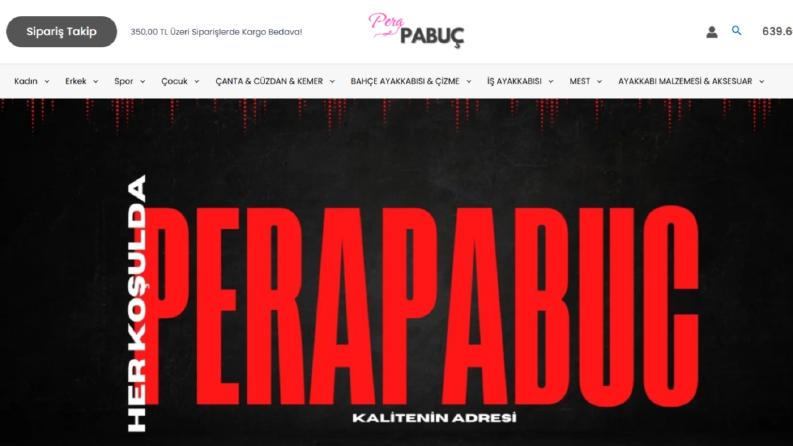 Pera - E-ticaret sitesi