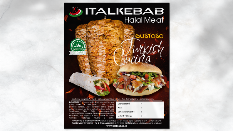 Bionluk Üzerinden İtalKebab'a Yaptığımız Etiket Tasarımı