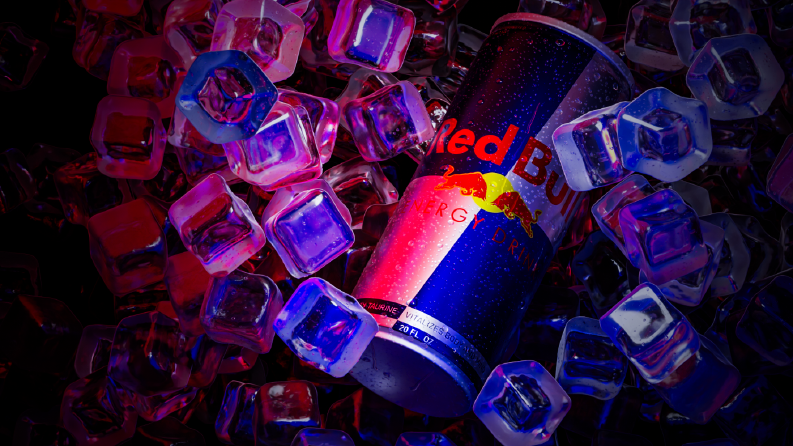 Redbull - Örnek İçecek Reklam Afişi