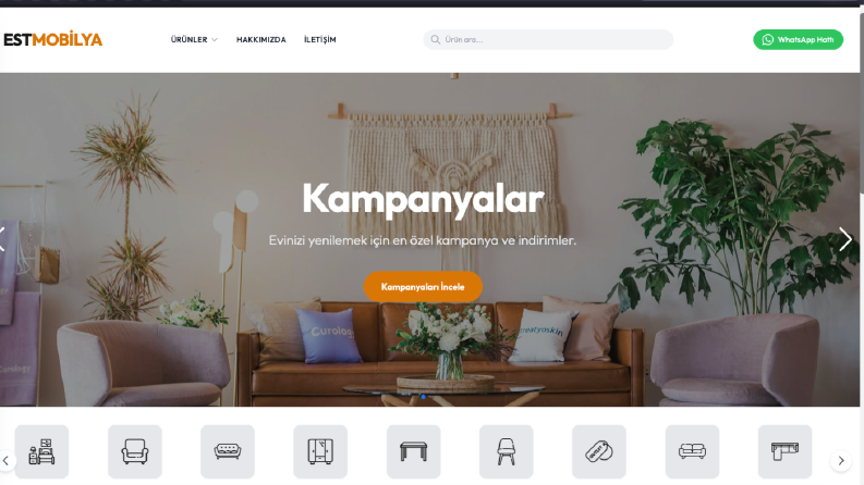ESTMOBİLYA Katalog Web Sitesi