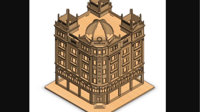 HARRODS maket tasarımı