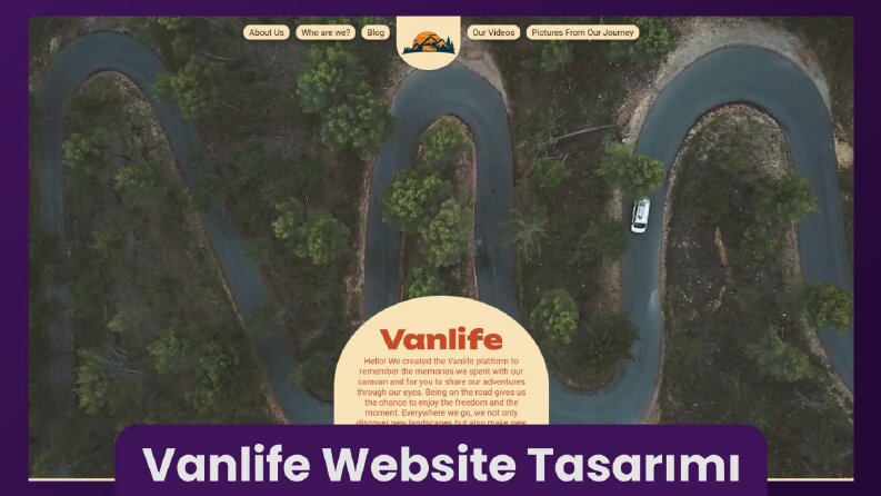 Vanlife Website Tasarımı