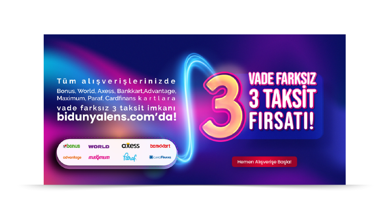 "bidünya lens" Banner Tasarımları