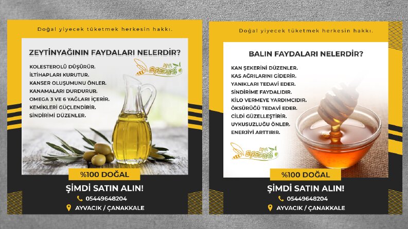 İnstagram Post ve Story Tasarımlarım