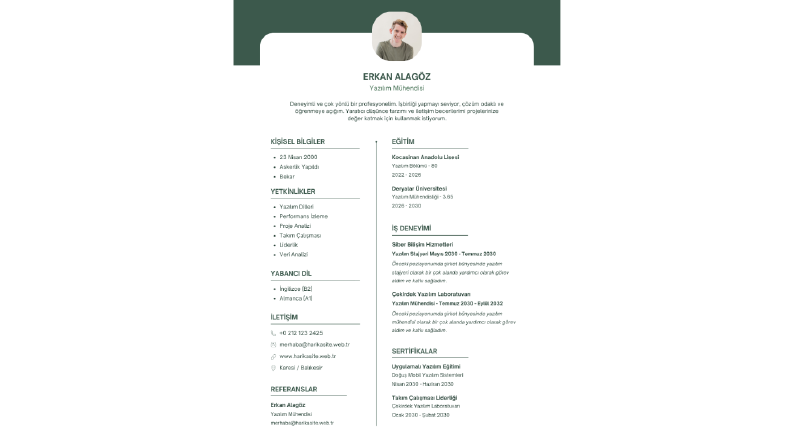 Profesyonel & Etkileyici CV Hazırlama Hizmeti