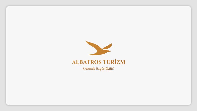 Albatros Turizm için Logo Tasarımı