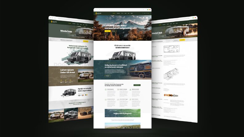 Hunter Nature Web Arayüz Tasarımı